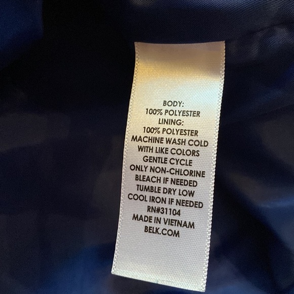 J. Khaki Mint and Navy Striped Quilted Full Zip Puffer Vest‎ Two Pockets Girls M - Picture 3 of 5